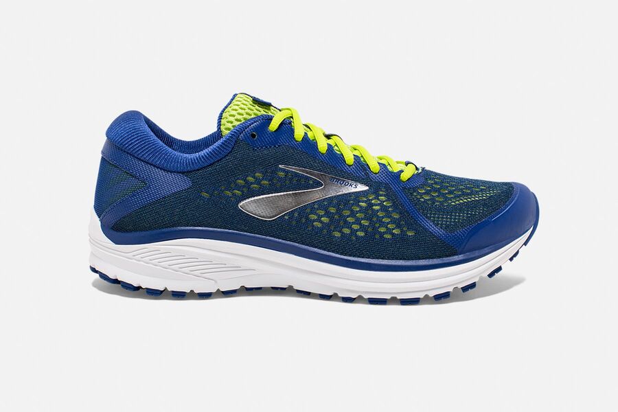 Brooks Herren Aduro 6 Laufschuhe Blau/HellGrün/Weiß Sale 407-065872